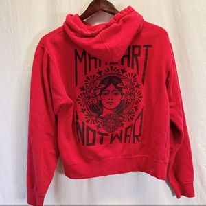 Make Art Not War hoodie sz S-L